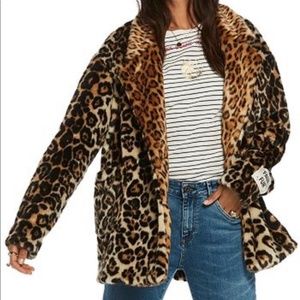 Scotch and Soda Faux Fur Coat |  Small